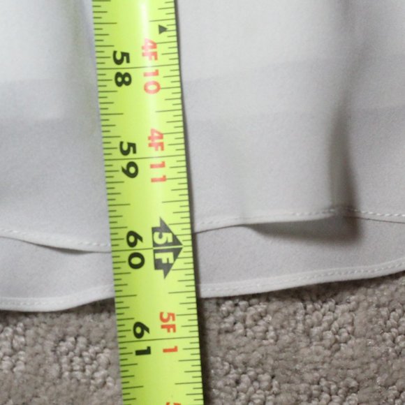 Michaelangelo Size 6 Mint Green Chiffon Full Length Dress - Picture 6 of 6